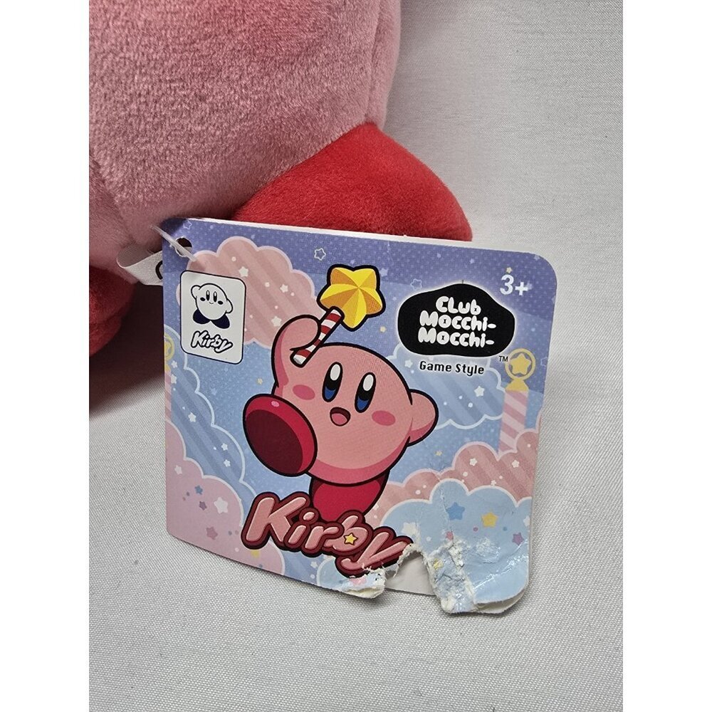 Kirby Club Mocchi Mocchi  Kirby with heart Plush Tomy 6.5" Stuffed Toy - Picture 5 of 7